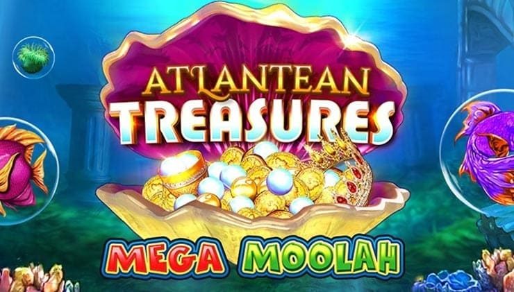 Atlantean Treasures Mega Moolah Online Slot Game Image Symbol
