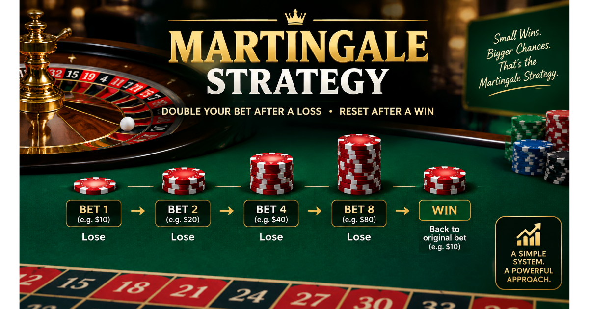 Martingale strategy calculator and betting system explained