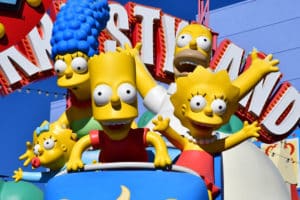 The Simpsons gambling image