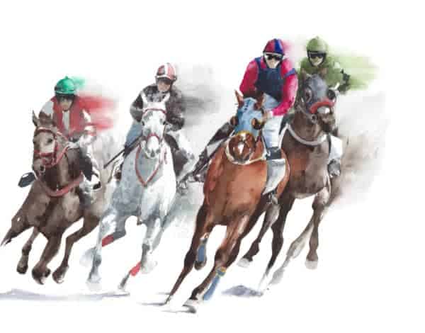 US horse races image