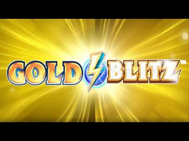 Gold Blitz Online Slot Game Logo Image