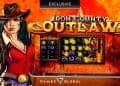 Iron County Outlaw Online Slot Game Logo Image