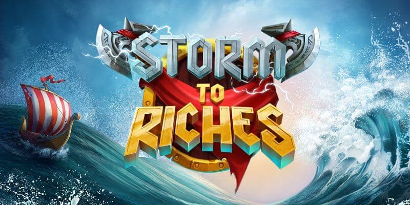 Storm to Riches Online Slot Game Logo Image