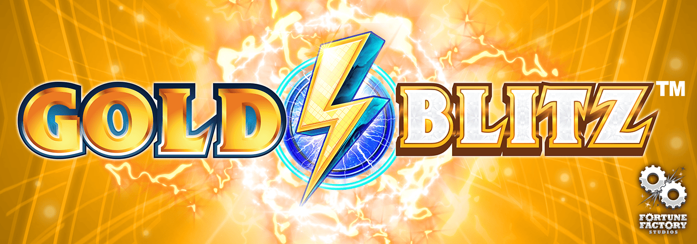 Gold Blitz Online Slot Game Logo Image