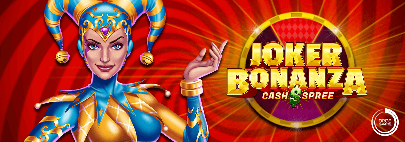 Joker Bonanza Cash Spree Online Slot Game Logo Image
