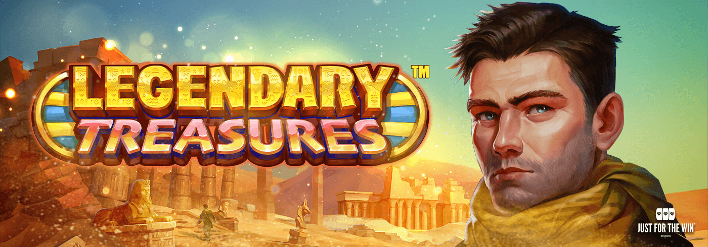 Legendary Treasures Online Slot Game Logo Image
