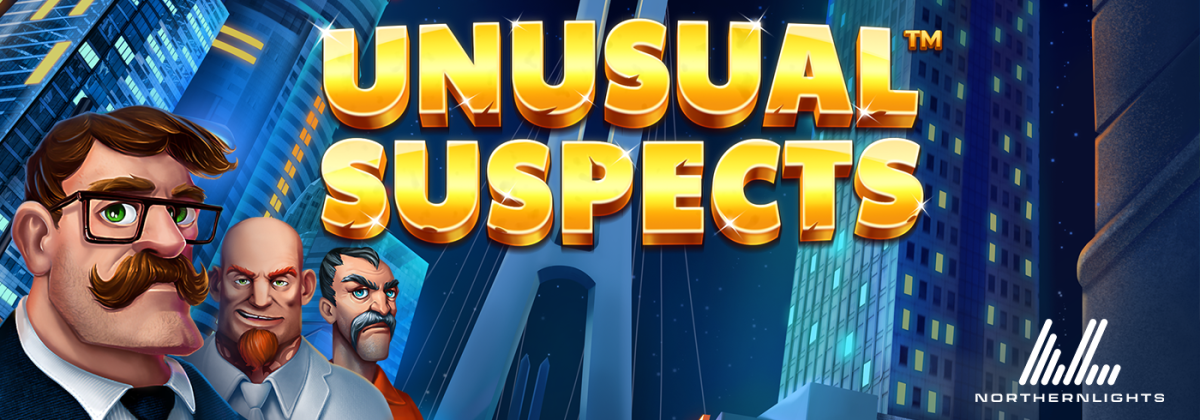 Unusual Suspects Online Slot Game Logo Image