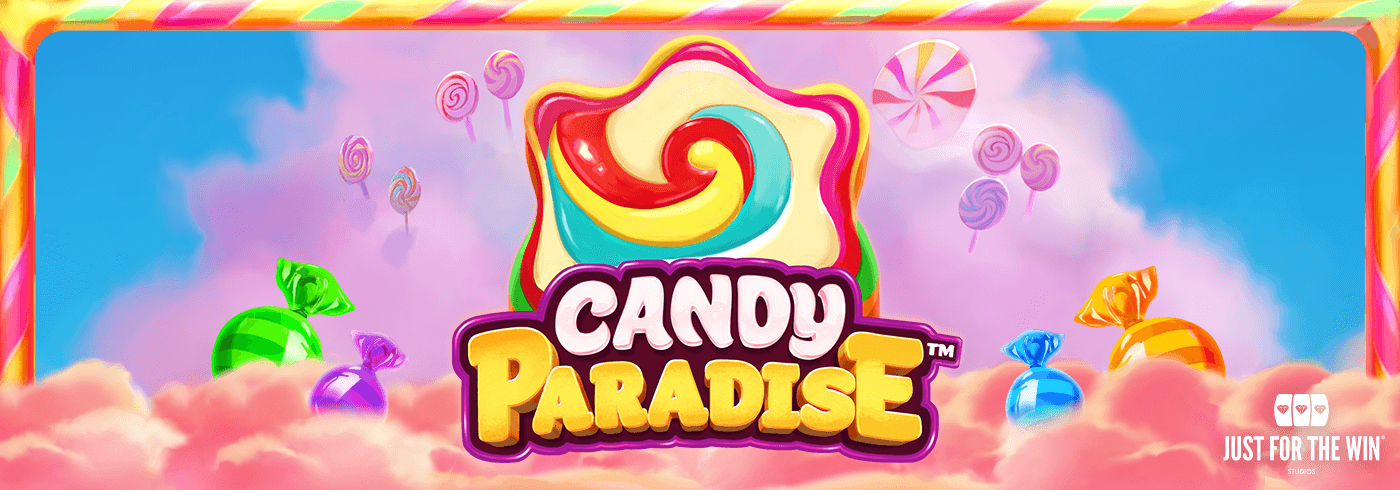 Candy Paradise Online Slot Game Logo Image