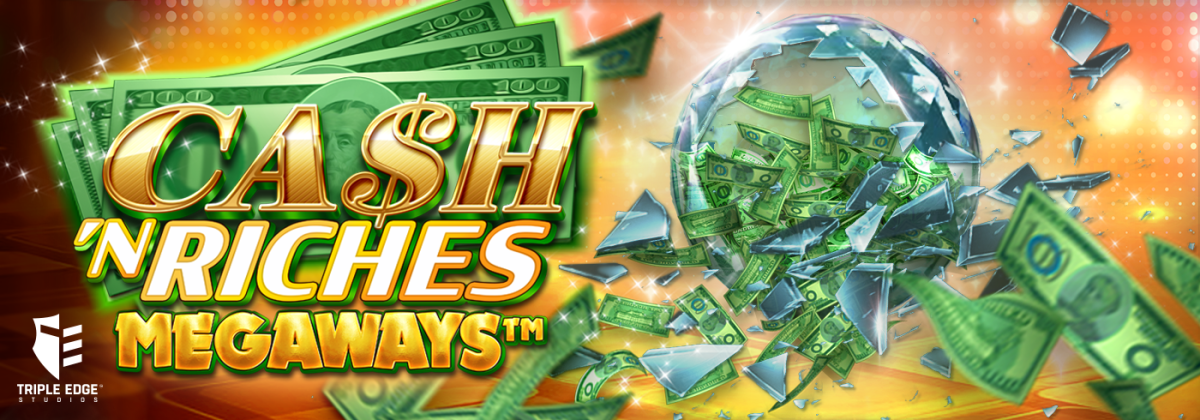 Cash 'N Riches Online Slot Game Logo Image