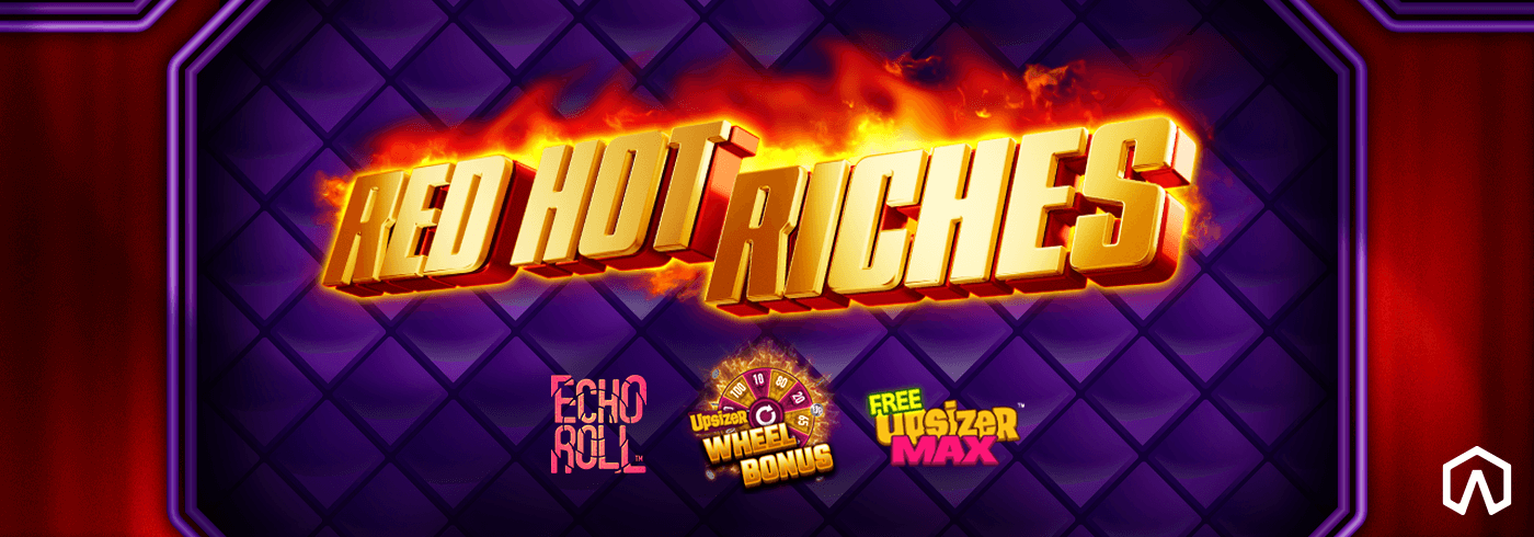 Red Hot Riches Online Slot Game Logo Image