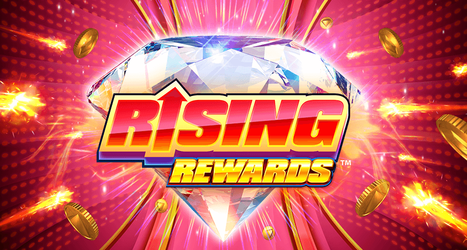 Rising Rewards Online Slot Game Logo Image