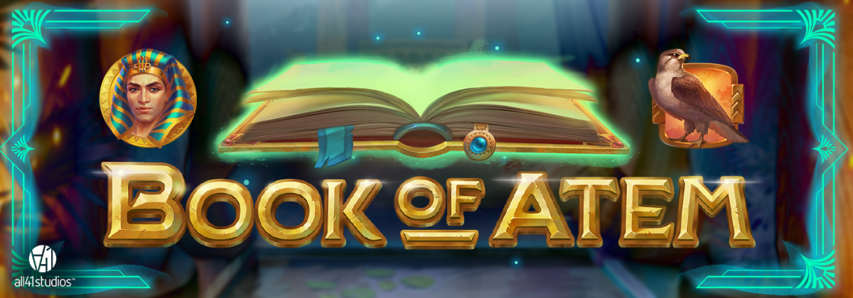 Book of Atem Online Slot Game Logo Image