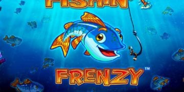 Fishin' Frenzy Online Slot Game Logo Image