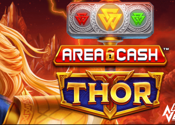 Area Cash Thor Online Slot Game Logo Image