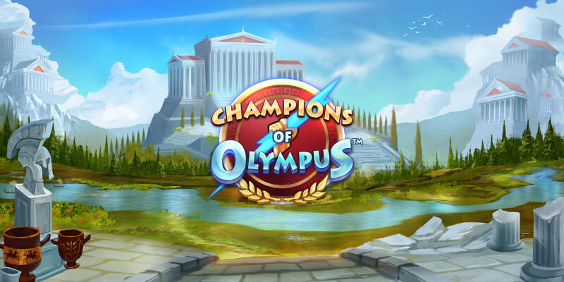 Champions of Olympus Online Slot Game Logo Image