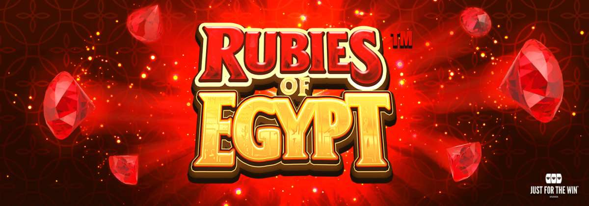 Rubies of Egypt Online Slot Game Logo Image