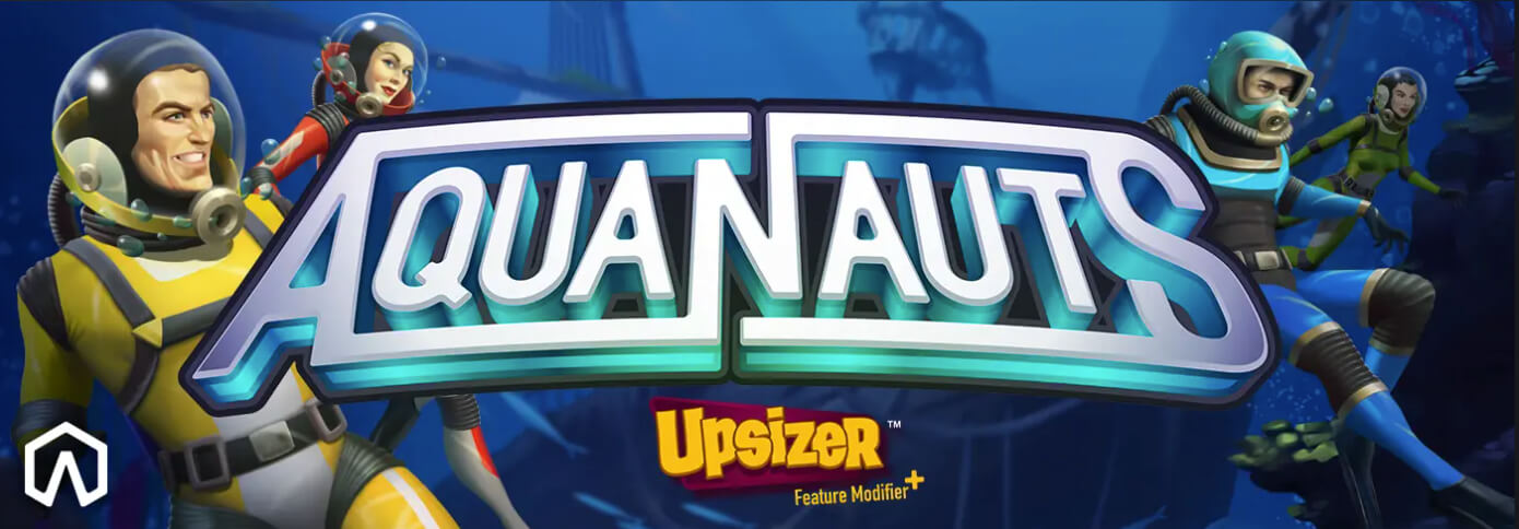 Aquanauts Online Slot game Logo Image