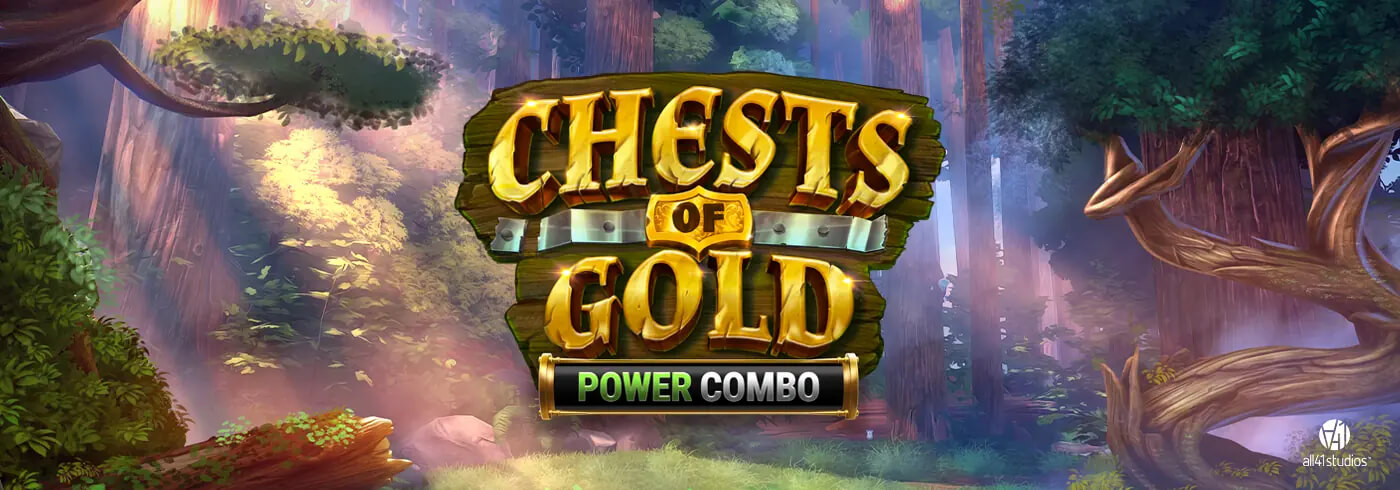 Chests of Gold Online Slot Game Logo Image