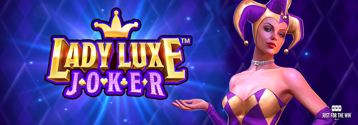 Lady Luxe Joker Online Slot game Logo Image