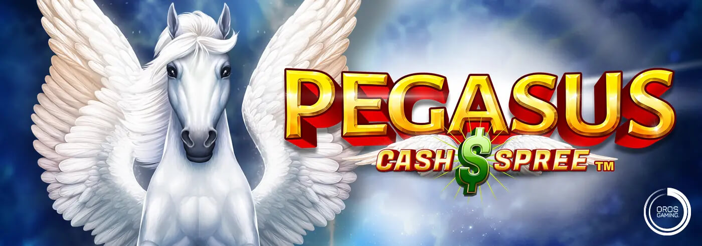 Pegasus Cash Spree Online Slot game Logo Image