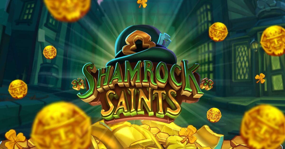 Shamrock Saints Online Slot game Logo Image