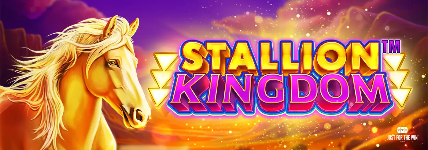 Stallion Kingdom Online Slot Game Logo Image