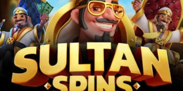 Sultan Spins Online Slot Game Logo Image
