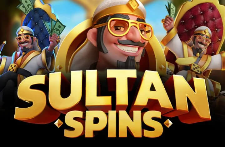 Sultan Spins Online Slot Game Logo Image
