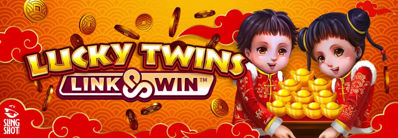 Lucky Twins Online Slot Game Logo Image