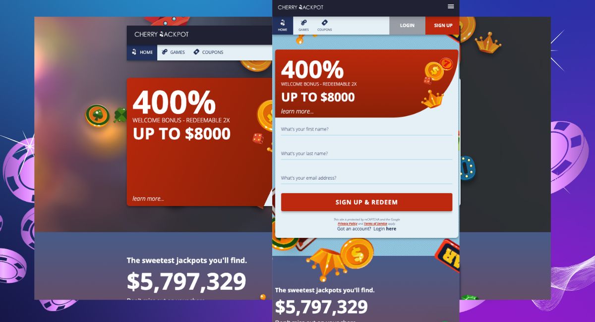 Cherry Jackpot Casino Online