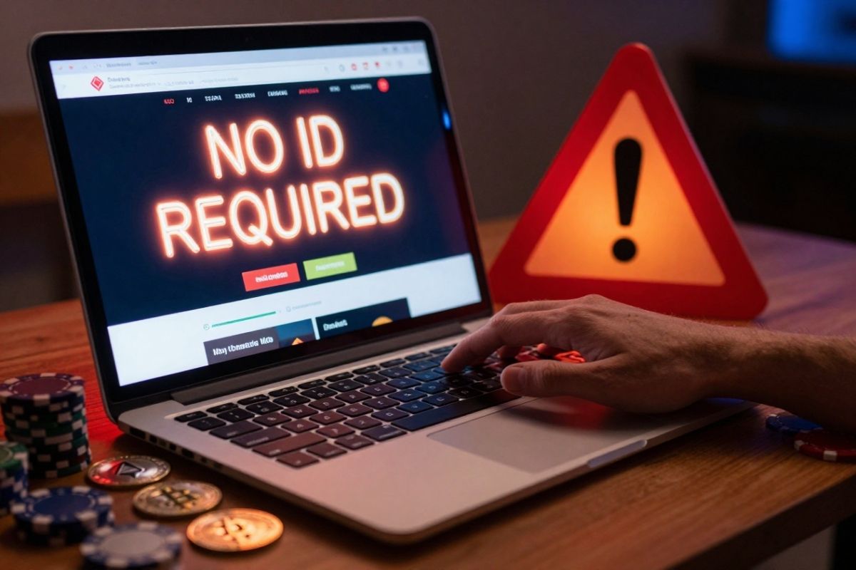 No-KYC Casinos: Why 'No ID Required' Is a Possible Red Flag, Not a Feature