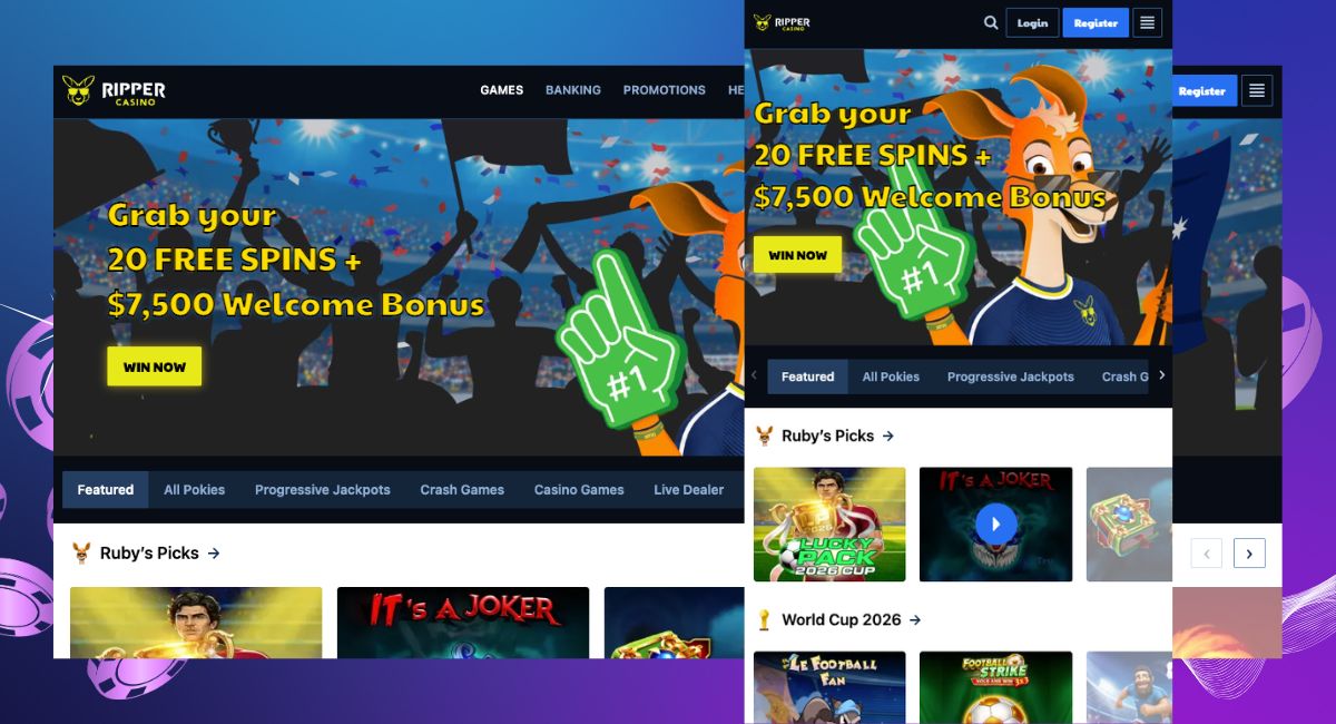 Ripper Casino screenshot