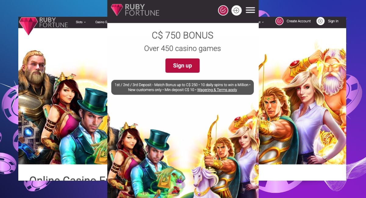 Ruby Fortune Casino Review Canada