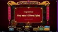 Golden Legend Free Spins Trigger