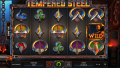 Tempered Steel Online Slot Title Menu