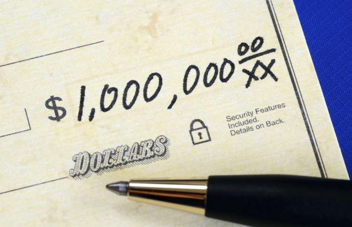CA$1 million jackpot image