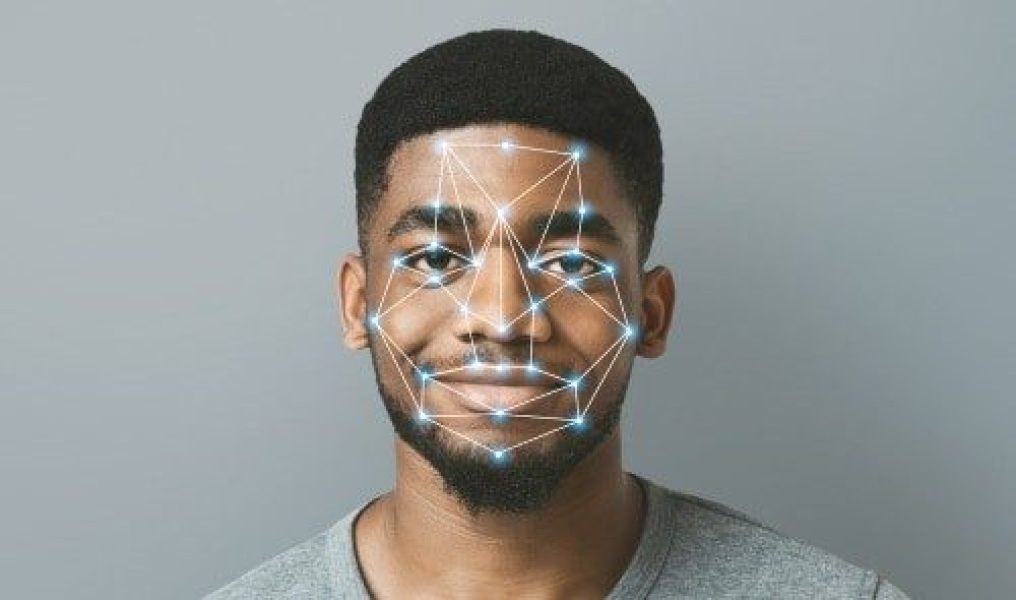 facial readers scanning a man's face