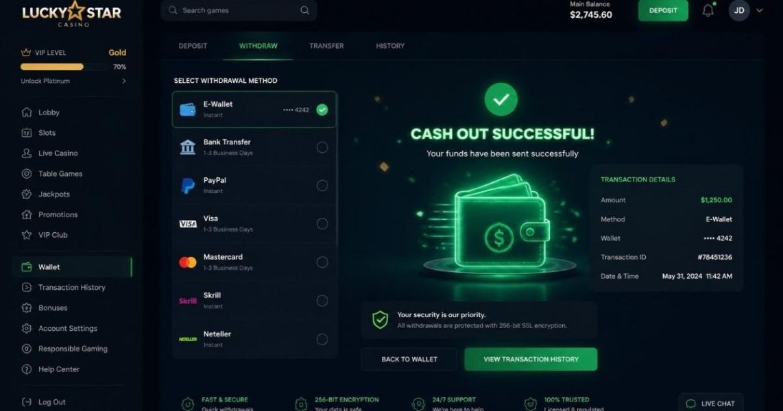 Fast withdrawal casino payout times compared by method, from crypto to cheque