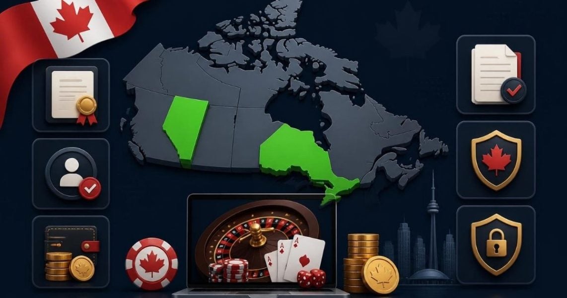 How to start an online casino in Canada: licensing and registration fees by province.