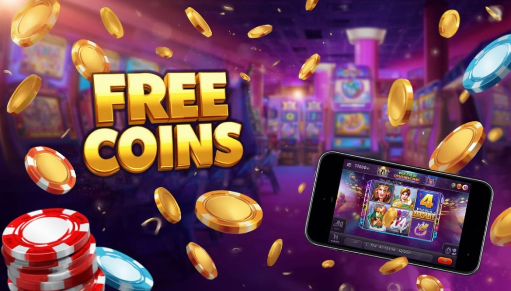 social gambling on a phone with virtual coins