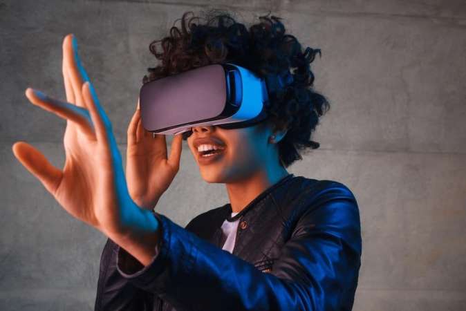 virtual augmented reality image